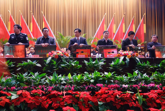 公司獲得樟樹市2011年度“三個文明”建設(shè)納稅突出貢獻(xiàn)等多項殊榮